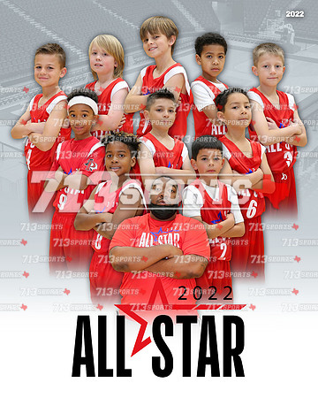 8U - FSA All Star (Boys Red) 2-20-22 Team Picture